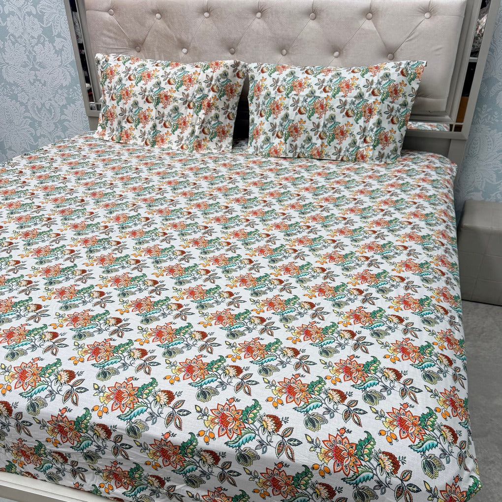 PREMIUM SUPER KING FITTED SHEET PURE COTTON – CUSTOM SELECTED DESIGNS