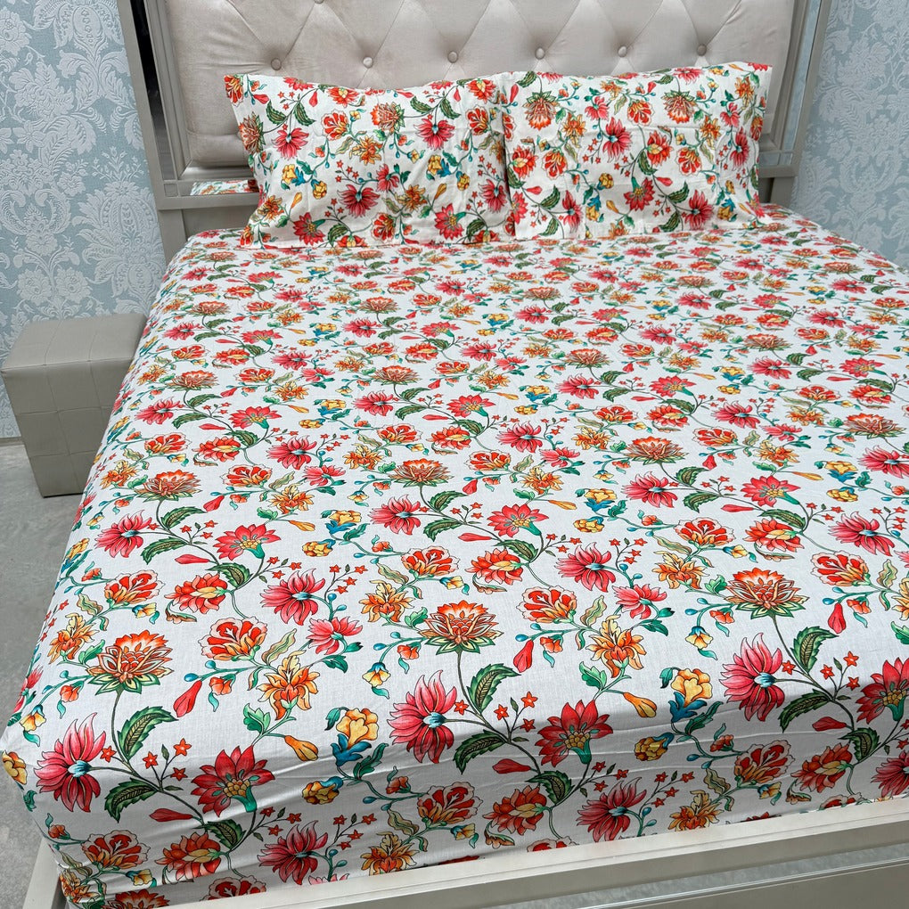 PREMIUM SUPER KING FITTED SHEET PURE COTTON – CUSTOM SELECTED DESIGNS