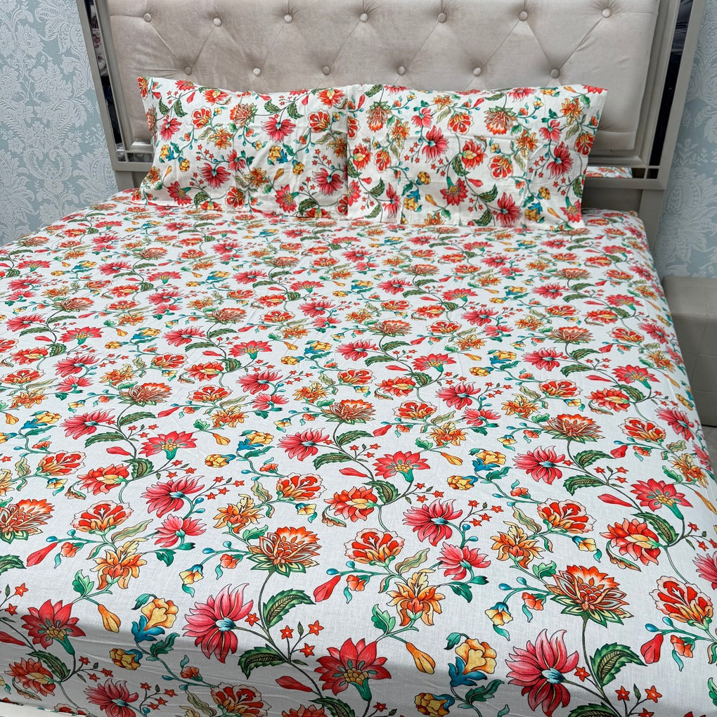 PREMIUM SUPER KING FITTED SHEET PURE COTTON – CUSTOM SELECTED DESIGNS