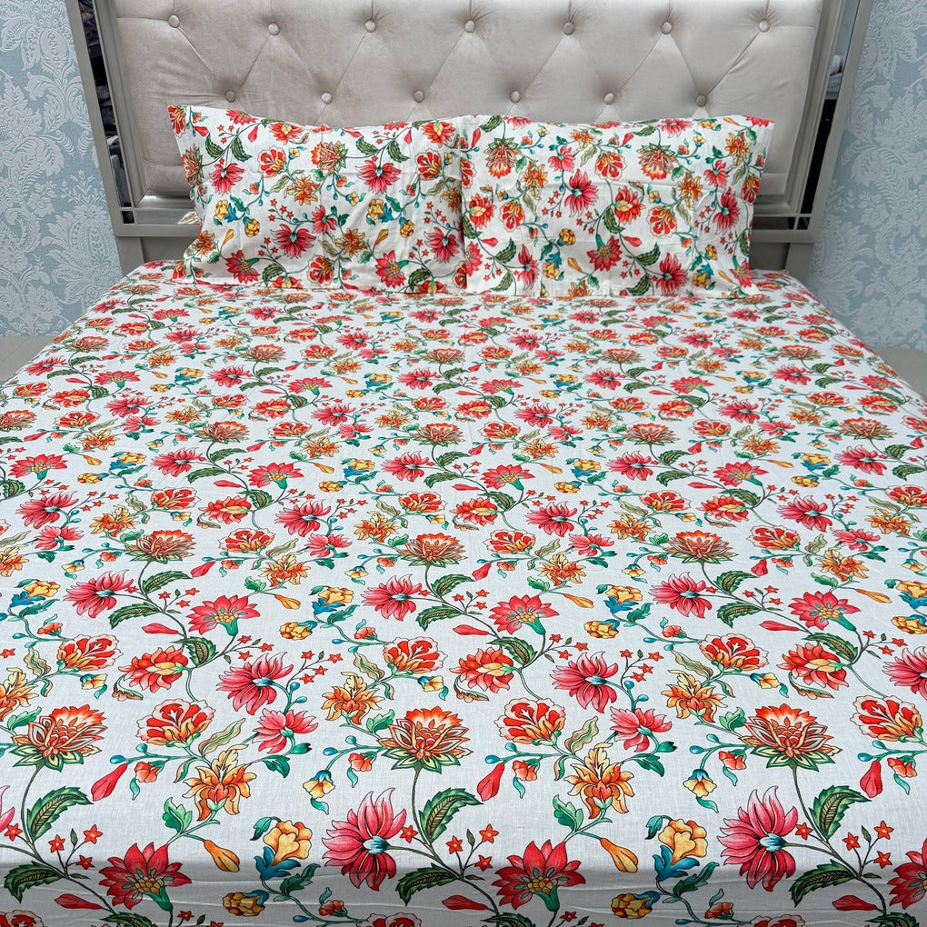 PREMIUM SUPER KING FITTED SHEET PURE COTTON – CUSTOM SELECTED DESIGNS